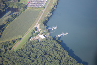 Wörth am Rhein, Segelclub im Ortsteil Maximiliansau im Bundesland Rheinland-Pfalz, Deutschland