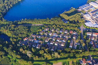 Dorfansicht aus Osten im Ortsteil Grauelsbaum in Lichtenau im Bundesland Baden-Württemberg, Deutschland