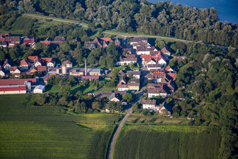Fischerstr im Ortsteil Helmlingen in Rheinau im Bundesland Baden-Württemberg, Deutschland