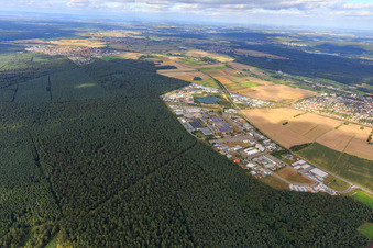 Industriegebiet Lorenzstraße und Am Hasenbiehl im Ortsteil Blankenloch in Stutensee im Bundesland Baden-Württemberg, Deutschland