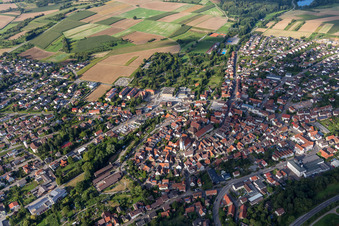 Knittlingen im Bundesland Baden-Württemberg, Deutschland von oben