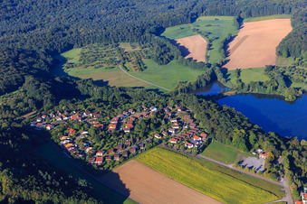 See Ehmetsklinge mit Seestüble und Reutenweg in Zaberfeld im Bundesland Baden-Württemberg, Deutschland
