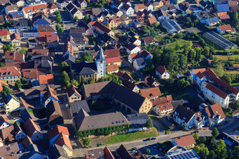 Rentamt Sulzfeld und evang. Kirche im Bundesland Baden-Württemberg, Deutschland