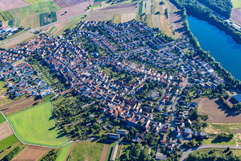 Ortsteil Büchenau in Bruchsal im Bundesland Baden-Württemberg, Deutschland