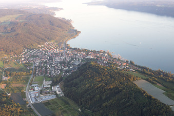 Luftaufnahme von Ortsteil Ludwigshafen in Bodman-Ludwigshafen im Bundesland Baden-Württemberg, Deutschland
