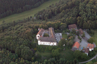 Luftbild von Hohenfels, Burg Hohenfels im Ortsteil Kalkofen im Bundesland Baden-Württemberg, Deutschland