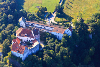 Luftbild von DJH Jugendherberge Burg Wildenstein in Leibertingen im Bundesland Baden-Württemberg, Deutschland