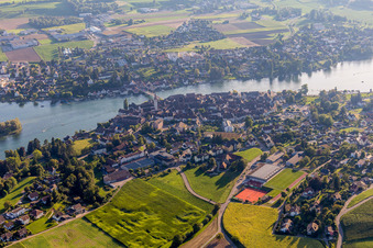 Brücke über den Rhein in Stein am Rhein im Kanton Schaffhausen, Schweiz