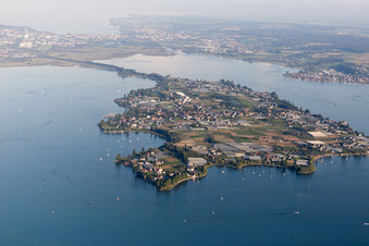 Insel Reichenau am Untersee im Ortsteil Niederzell im Bundesland Baden-Württemberg, Deutschland