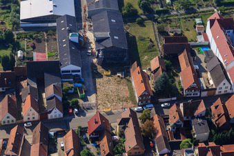 Luftbild von DBK Gelände zwischen Rheinstraße und Josef-David-Straße in Kandel im Bundesland Rheinland-Pfalz, Deutschland