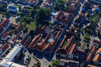 Luftaufnahme von Frankenhofpassage in Kandel im Bundesland Rheinland-Pfalz, Deutschland