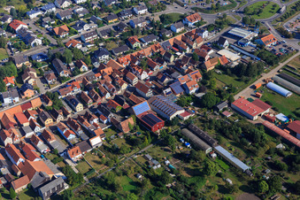 Luftbild von Landwirtschaftliche Hallen am Ettenbaum in Kandel im Bundesland Rheinland-Pfalz, Deutschland