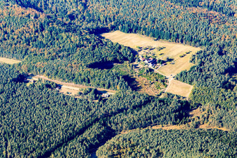 Luftaufnahme von Sturzelbronn im Bundesland Moselle, Frankreich