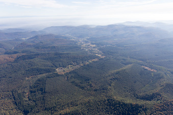 Drohnenaufname von Dambach im Bundesland Bas-Rhin, Frankreich