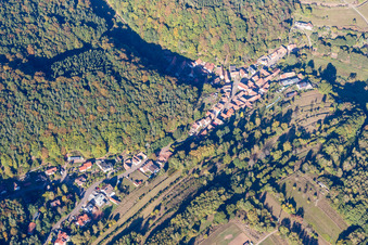 Dorfansicht in Oberschlettenbach im Bundesland Rheinland-Pfalz, Deutschland