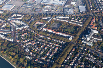 Pfalzplatz, Diakonissen KH im Ortsteil Lindenhof in Mannheim im Bundesland Baden-Württemberg, Deutschland