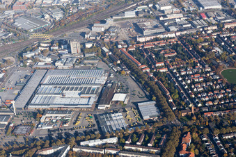 John Deere im Ortsteil Lindenhof in Mannheim im Bundesland Baden-Württemberg, Deutschland