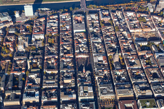Quadratestadt im Hufeisen des Ring im Ortsteil Innenstadt in Mannheim im Bundesland Baden-Württemberg, Deutschland