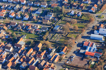 Friedhof an der Hauptstr in Steinweiler im Bundesland Rheinland-Pfalz, Deutschland