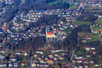 Wallfahrtskirche Gartlberg am Friedhof Pfarrkirchen im Bundesland Bayern, Deutschland