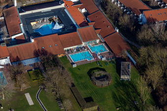 Ortsteil Aunham in Bad Birnbach im Bundesland Bayern, Deutschland vom Flugzeug aus