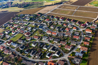 Ortsteil Aunham in Bad Birnbach im Bundesland Bayern, Deutschland von der Drohne aus gesehen