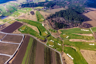 Luftbild von Golfclub Bella Vista im Ortsteil Aunham in Bad Birnbach im Bundesland Bayern, Deutschland