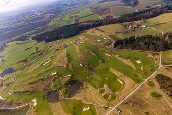 Golfclub Bella Vista im Ortsteil Aunham in Bad Birnbach im Bundesland Bayern, Deutschland von oben