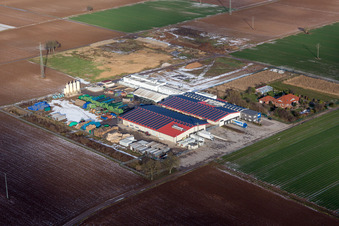 Ortsteil Niederhochstadt in Hochstadt im Bundesland Rheinland-Pfalz, Deutschland aus der Vogelperspektive