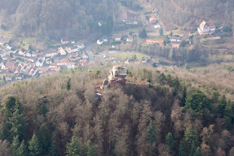 Burgruine Anebos in Leinsweiler im Bundesland Rheinland-Pfalz, Deutschland