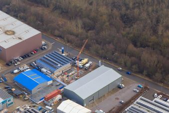 Gewerbepark W mit Bosch Car-Service Hey und AUTOGLAS SPEZIALIST Herxheim in Herxheim bei Landau im Bundesland Rheinland-Pfalz, Deutschland