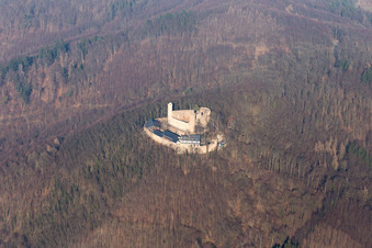Luftaufnahme von Ortsteil Auerbach in Bensheim im Bundesland Hessen, Deutschland
