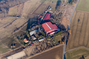 Luftbild von Seminarzentrum Hof Herrenberg eV im Ortsteil Kirchbrombach in Brombachtal im Bundesland Hessen, Deutschland