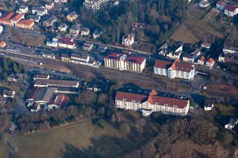 Bahnhof in Bad König im Bundesland Hessen, Deutschland