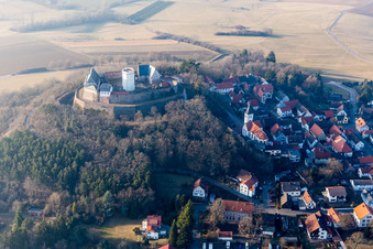 Burganlage der Veste Museum am Burgweg im Ortsteil Hering in Otzberg im Bundesland Hessen, Deutschland
