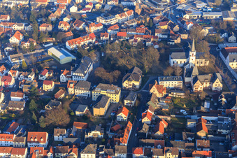 Finanzamt Dieburg, Gnadenkapelle Dieburg und Marienschule im Bundesland Hessen, Deutschland