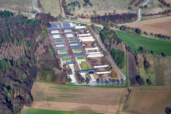 Schießstand im Ortsteil Obergrombach in Bruchsal im Bundesland Baden-Württemberg, Deutschland