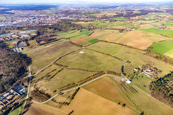 StOÜbPl Bruchsal Fallschirmspringerplatz im Ortsteil Obergrombach im Bundesland Baden-Württemberg, Deutschland