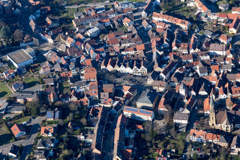 Merianstr, im Ortsteil Heidelsheim in Bruchsal im Bundesland Baden-Württemberg, Deutschland