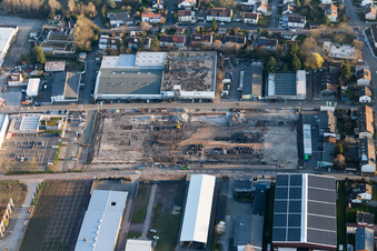 Industriegebiet Nord in Landau in der Pfalz im Bundesland Rheinland-Pfalz, Deutschland aus der Luft betrachtet