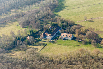 Surbourg im Bundesland Bas-Rhin, Frankreich aus der Luft