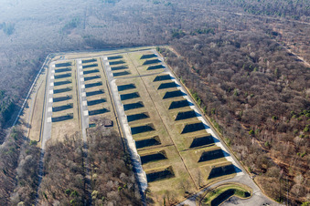 Mertzwiller im Bundesland Bas-Rhin, Frankreich vom Flugzeug aus