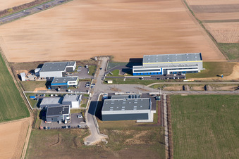 Mommenheim im Bundesland Bas-Rhin, Frankreich aus der Luft