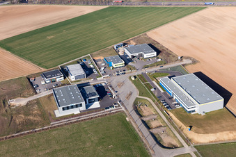 Mommenheim im Bundesland Bas-Rhin, Frankreich aus der Vogelperspektive