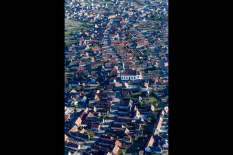 Luftaufnahme von Bietlenheim im Bundesland Bas-Rhin, Frankreich