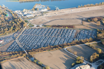 Lauterbourg im Bundesland Bas-Rhin, Frankreich aus der Luft