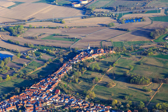 Luitpoldstraße / Hinterstädel aus Nordwesten in Jockgrim im Bundesland Rheinland-Pfalz, Deutschland