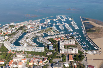 Lignano Sabbiadoro im Bundesland Udine, Italien von oben gesehen