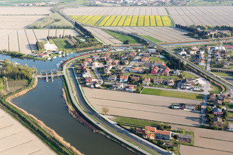 Luftbild von Brian im Bundesland Venetien, Italien