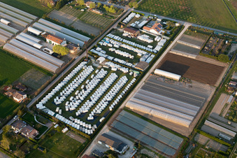 Punta Sabbioni im Bundesland Venetien, Italien aus der Luft